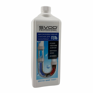 "SVOD professional" високоефективний очисник для каналізації, гель (1 л)